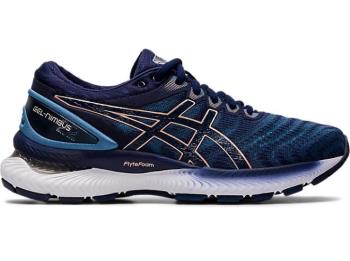 Asics Dam Löparskor GEL-Nimbus 22 (D) Grå/Marinblå